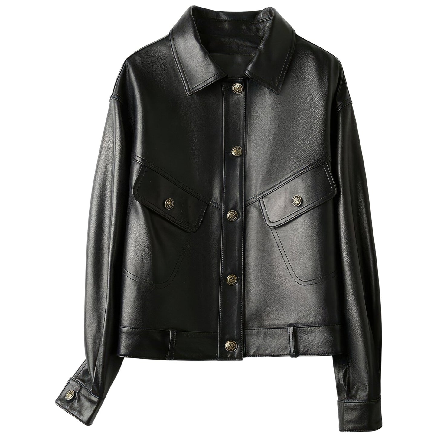Black Leather jacket for Women