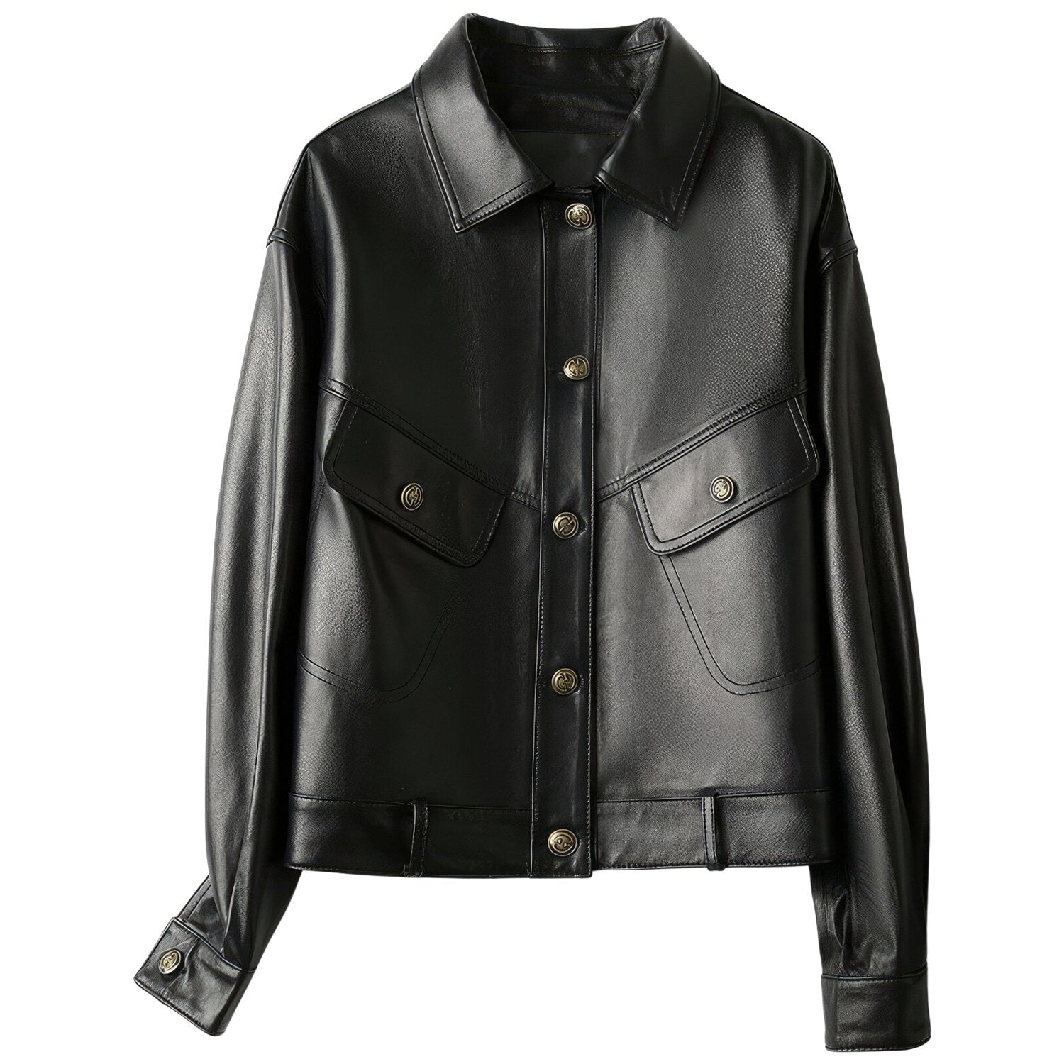 Black Leather jacket for Women