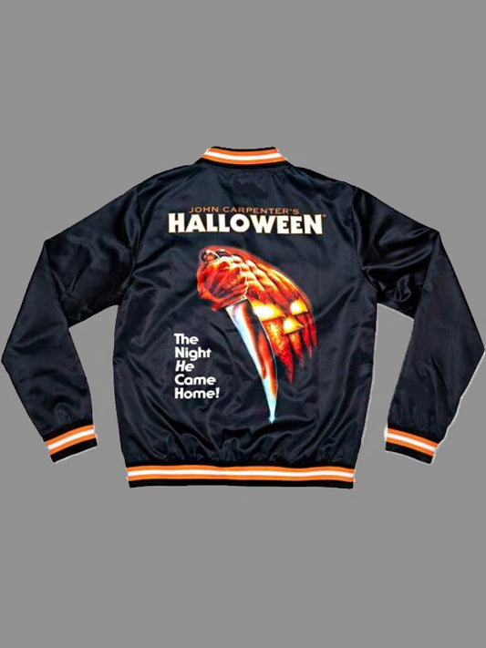 John Carpenter Halloween 1978 The Night He Came Home varsity bomber jacket