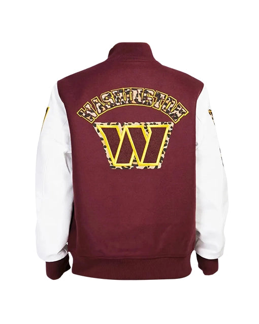 Washington Commanders Patches Varsity Jacket