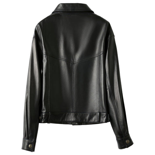 Black Leather jacket for Women