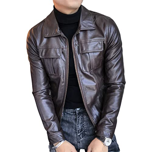 Men’s Black Lambskin Biker Jacket – ArnaLuxe