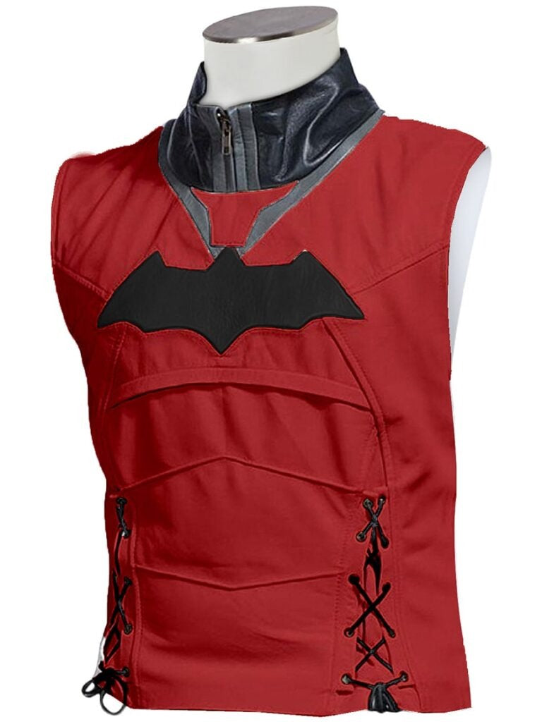 Batman Arkham Knight Jason Todd Leather Jacket Red Hood