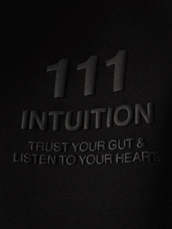 Bershka Zip-Up Slogan Hoodie