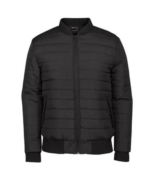 Horizontal Design Puffer Jacket