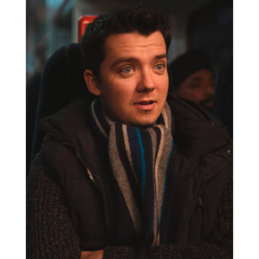Your Christmas or Mine Asa Butterfield Puffer Vest