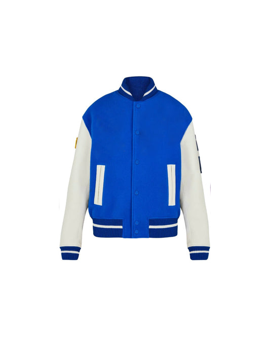 Men Blue Varsity Jacket