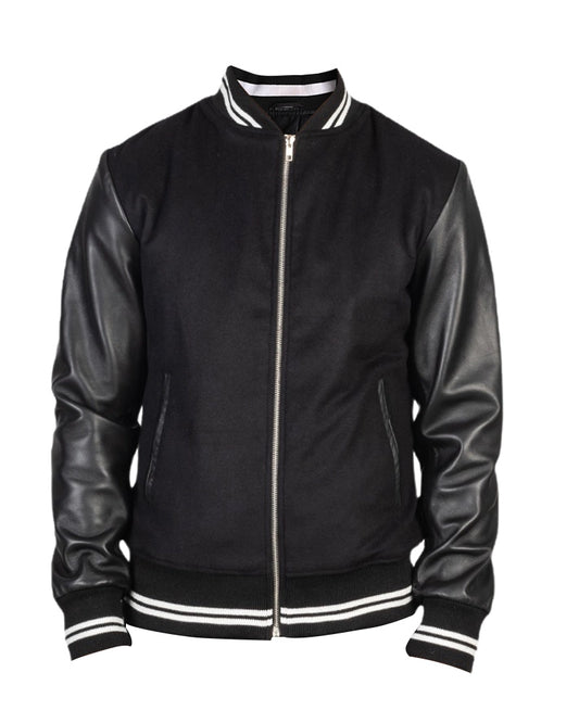 Harrison Black Varsity Jacket
