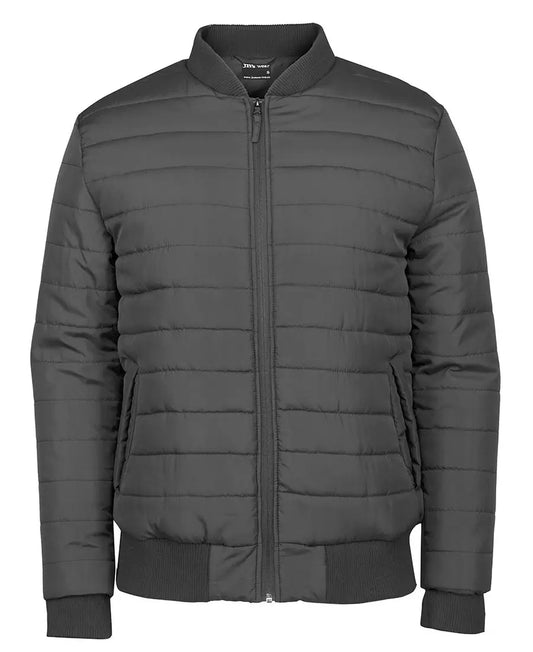 Horizontal Design Puffer Jacket