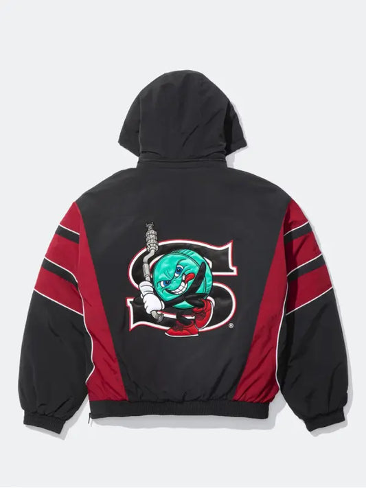 Supreme Salem Half Zip Stadium Jacket