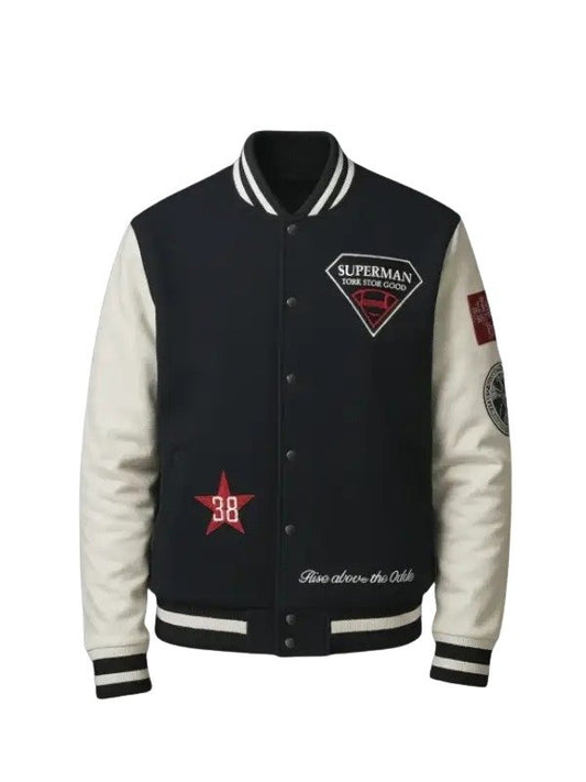 Superman x Lucky Brand Varsity Jacket