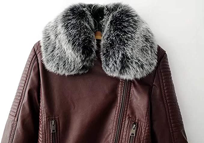 Women’s Shearling Quilted Motorcycle Jacket