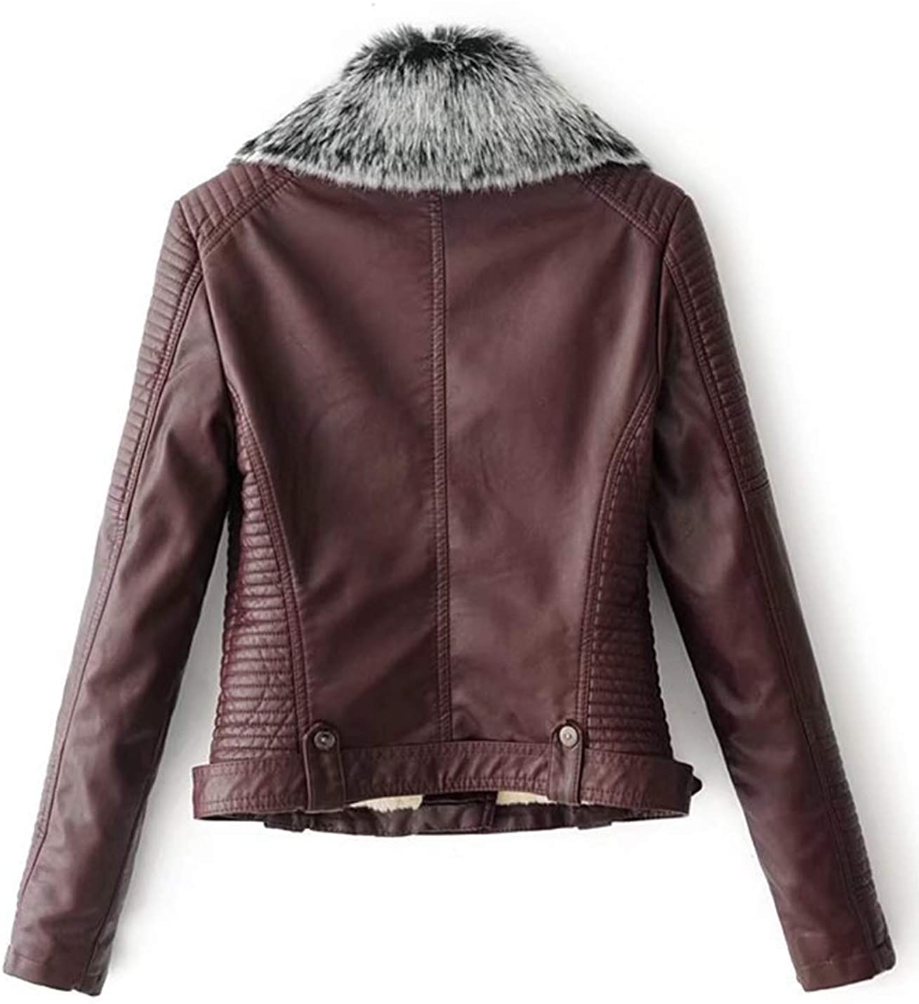 Women’s Shearling Quilted Motorcycle Jacket
