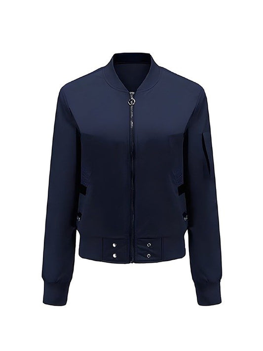 Womens Bomber Blue Jacket