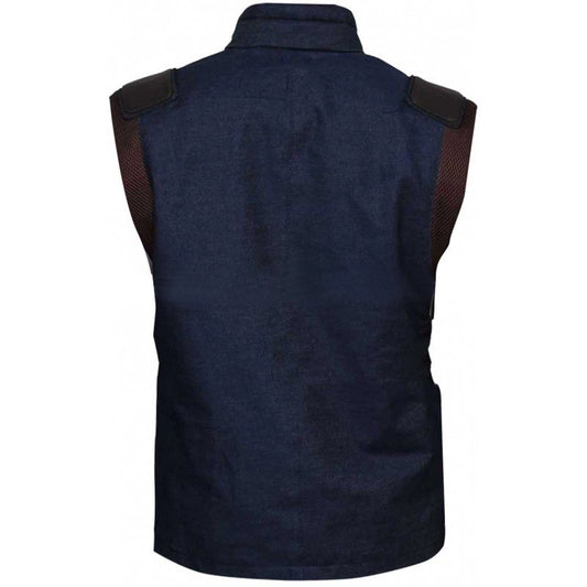 Avengers Endgame Rocket Raccoon vest tactical blue cotton army style