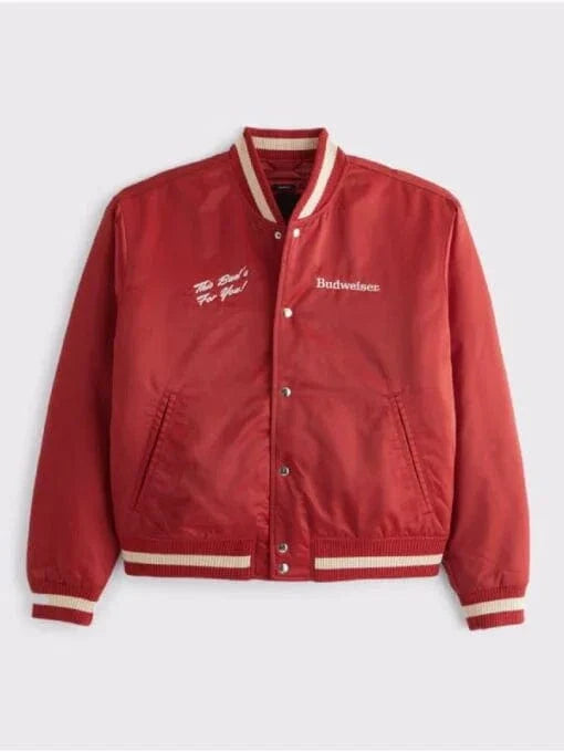 Abercrombie Budweiser Varsity Jacket