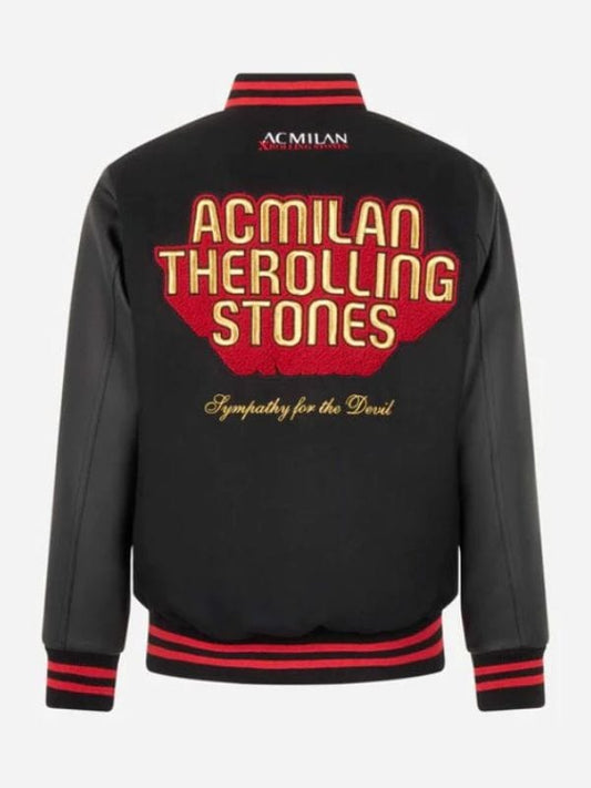 AC Milan x Rolling Stones Varsity Jacket