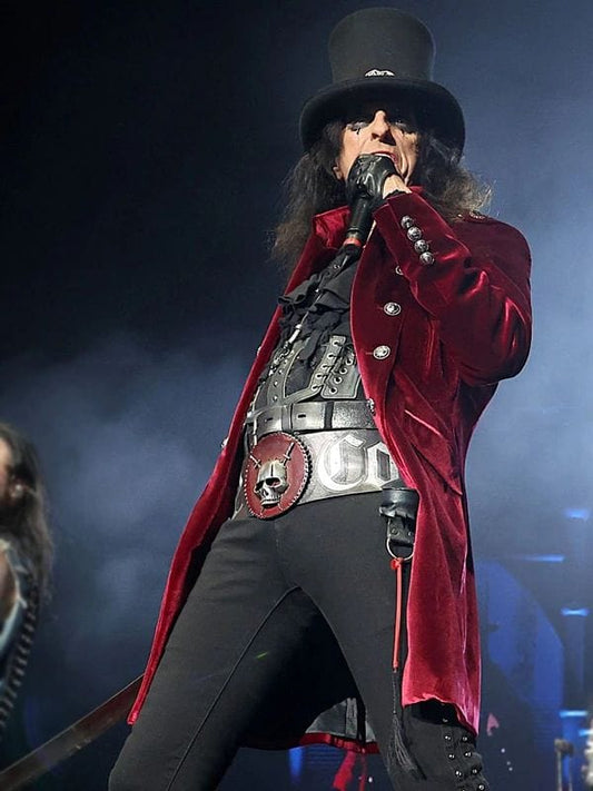 Alice Cooper Red Velvet Coat