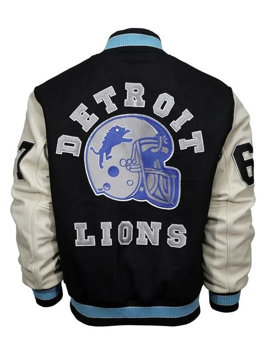 Venom 2 Eddie Brock Detroit Lions Varsity Jacket