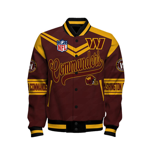 Washington Commanders American Football League Varsity Jacket