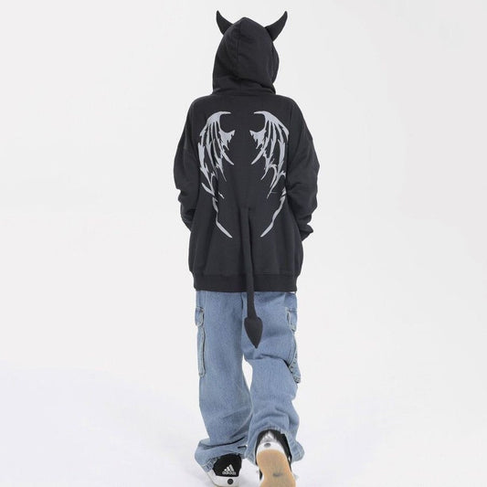 I Am The Devil Gothic Hoodie