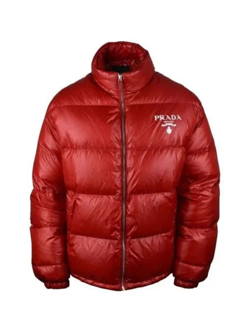 Prada Red Puffer Jacket