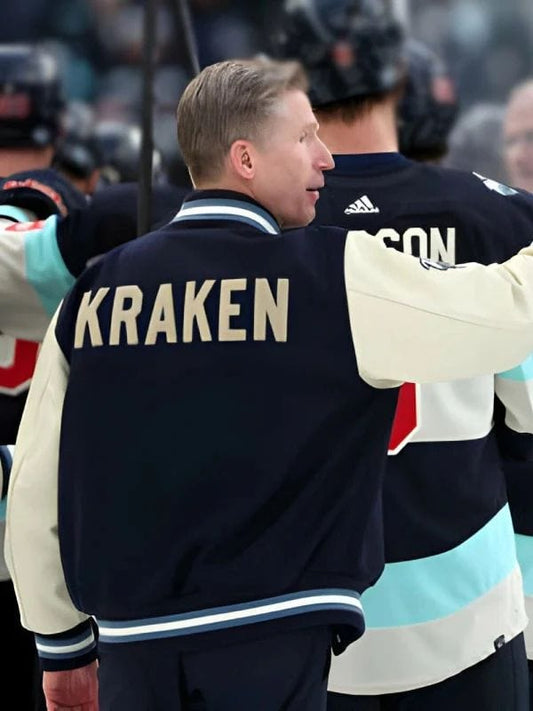 Seattle Kraken 2024 Stadium Series Varsity Jacket