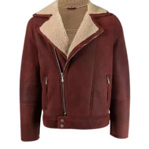 Shearling jackets collection – aviator bomber, faux fur women’s coat, leather winter outerwear