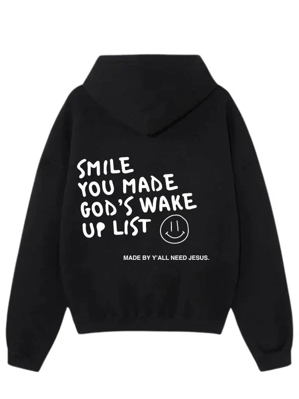 black hoodie layered style