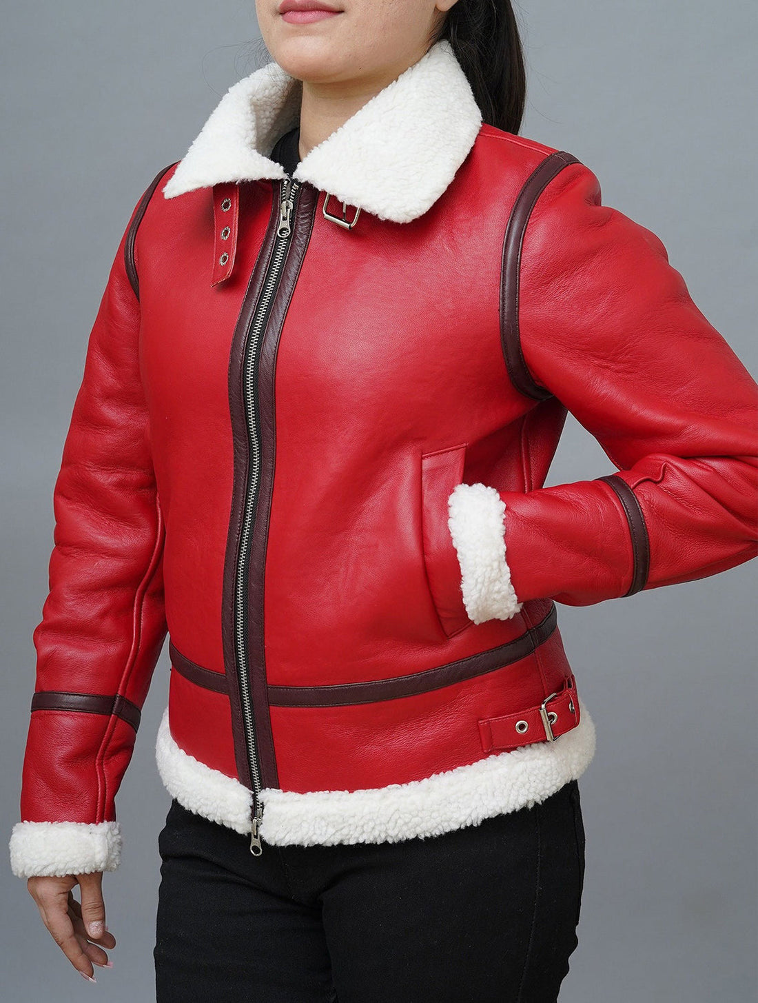 Shearling jacket men – luxury leather outerwear by Arna Luxe