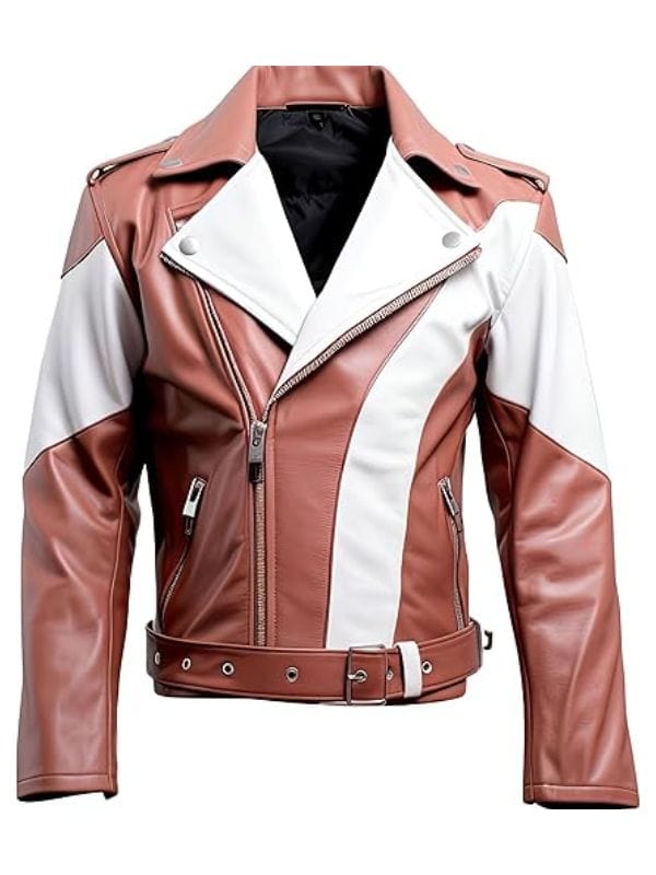 oversized biker jacket layered winter casual fashion aesthetic