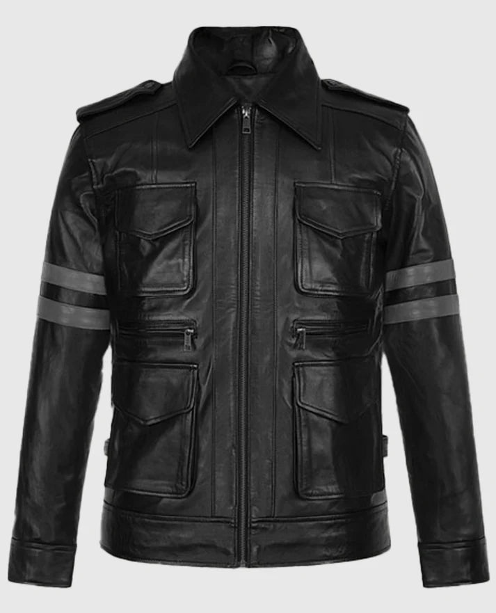 Leon Kennedy Resident Evil 6 Leather Jacket