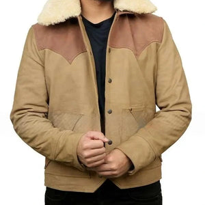 John Dutton Shearling Leather Jacket