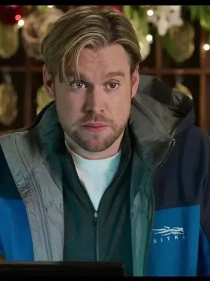 Jake Russell Hooded Track Jacket – Falling for Christmas inspired men’s cotton hoodie