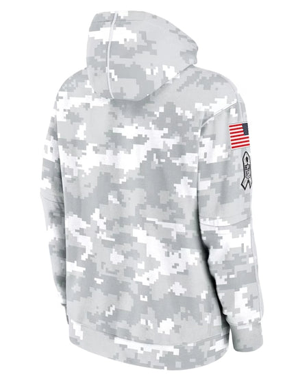 2024 Miami Dolphins Arctic Camo Salute to Service Hoodie