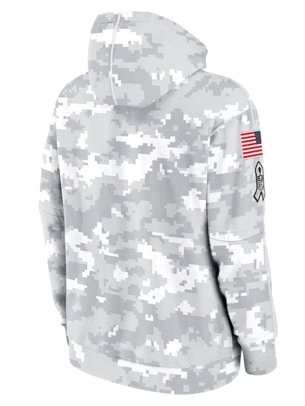 2024 Seattle Seahawks Arctic Camo Salute to Service Hoodie