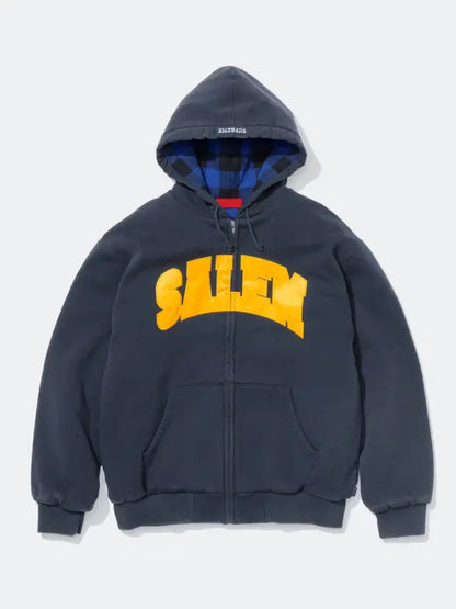 Supreme SALEM Zip Up Hooded Sweatshirt