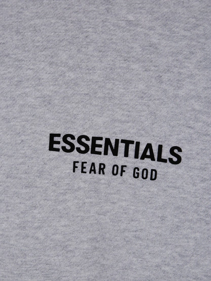 grey essentials hoodie oversized streetwear pullover casual outfit