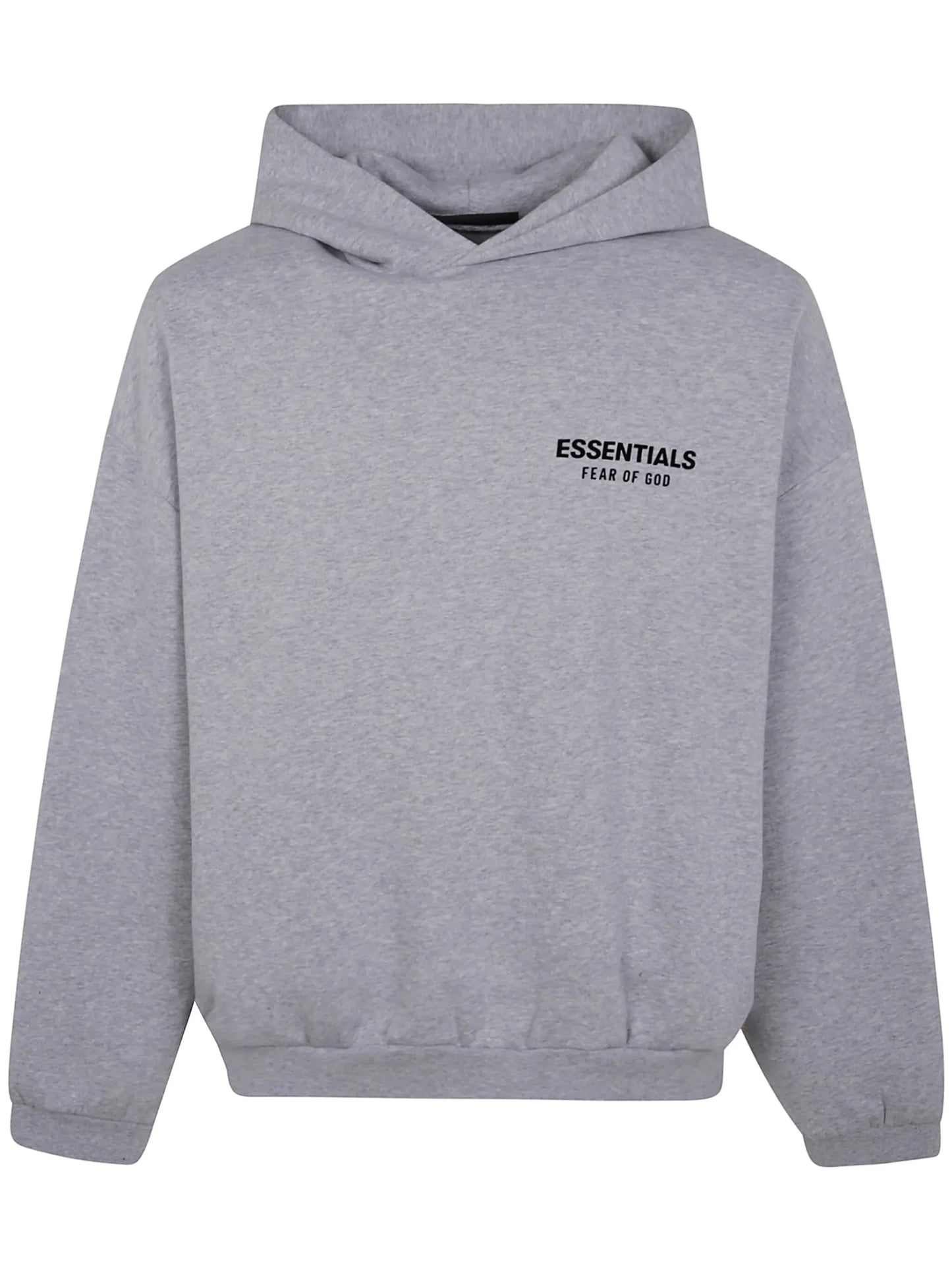 grey essentials hoodie oversized streetwear pullover casual outfit