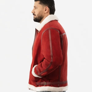 Men’s Classic Spirited Shearling Leather Jacket