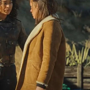 Wingwomen Adele Exarchopoulos Shearling Jacket