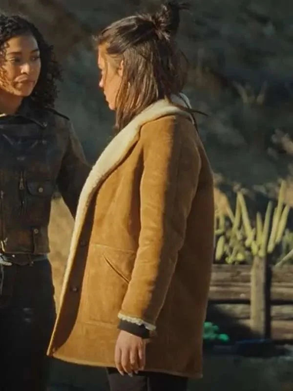 Wingwomen Adele Exarchopoulos Shearling Jacket