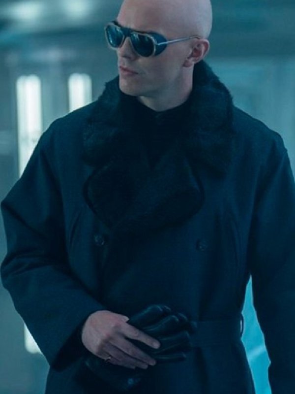 Superman Lex Luthor Shearling Coat