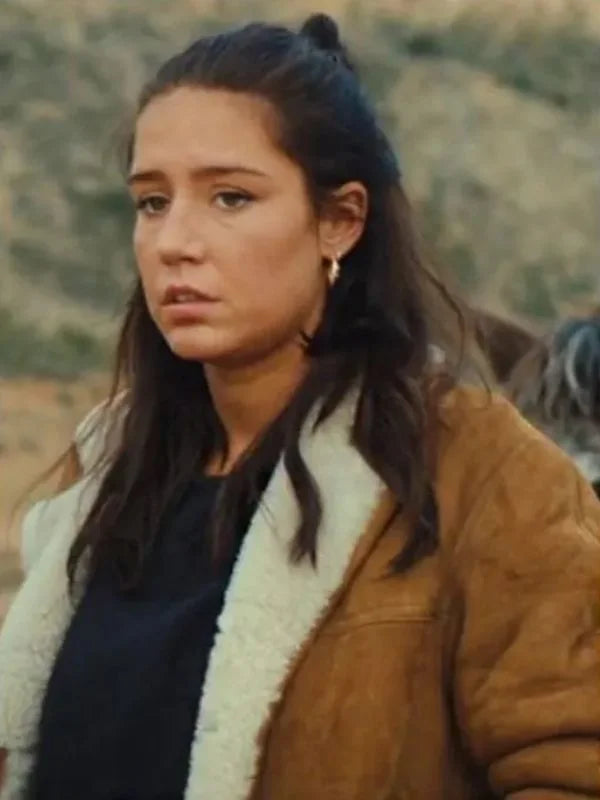 Wingwomen Adele Exarchopoulos Shearling Jacket