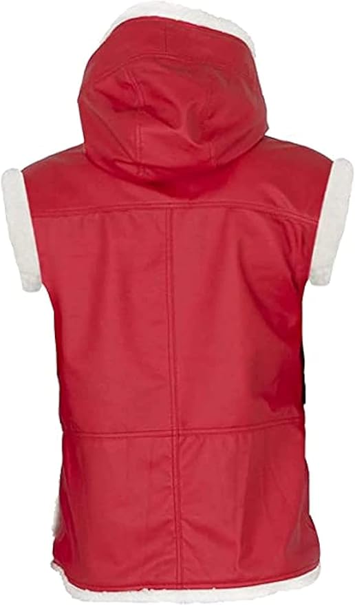 Santa Claus Christmas Chronicles Coat - Russell Red Shearling Jacket