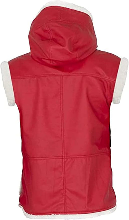 Santa Claus Christmas Chronicles Coat - Russell Red Shearling Jacket