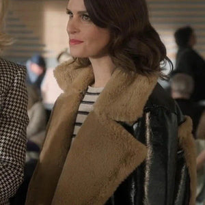 Ted Lasso S03 Shearling Leather Jacket