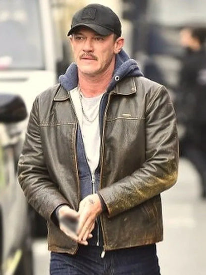 5lbs Of Pressure Luke Evans Leather Jacket 2024