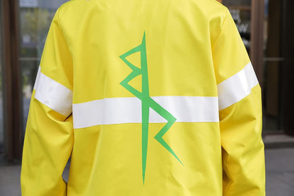SHOWADAY Cyberpunk Jacket Streetwear Fashion Coat Edge Runner David Sweatshirt Cosplay Coat