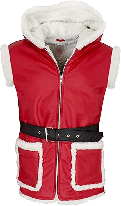 Santa Claus Christmas Chronicles Coat - Russell Red Shearling Jacket